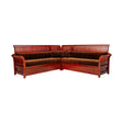 Orlando Regal Wooden Sofa - Corner Set - Honey Finish_1