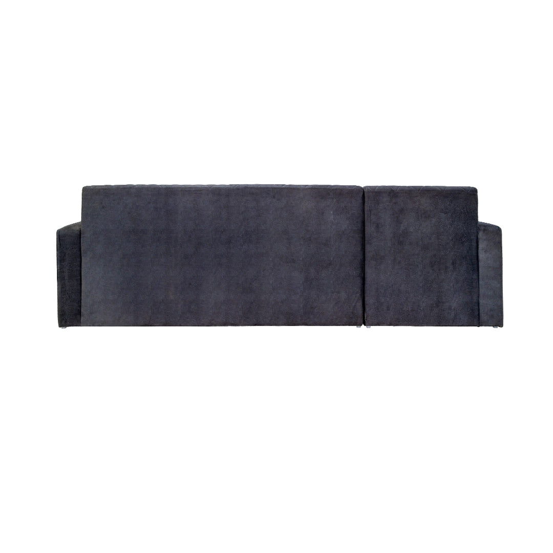Oslo Modern Fabric Sofa Cum Bed - Dark Grey_9