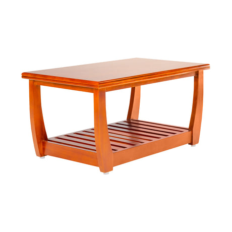 Oxford Wooden Coffee Table - Teak Finish_1
