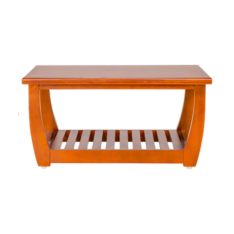 Oxford Wooden Coffee Table - Teak Finish_2