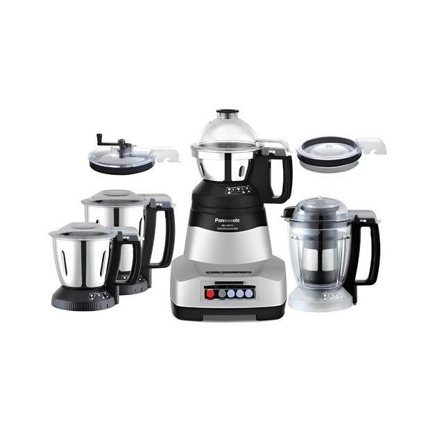 PANASONIC - MX-AE475SLR MIXER  GRINDER- SILVER-1- Front View