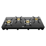 PREETHI GTS418 LUXE MAX 4Burner Gas Stove 4 Burner - Black