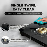 PREETHI GTS418 LUXE MAX 4Burner Gas Stove 4 Burner - Black