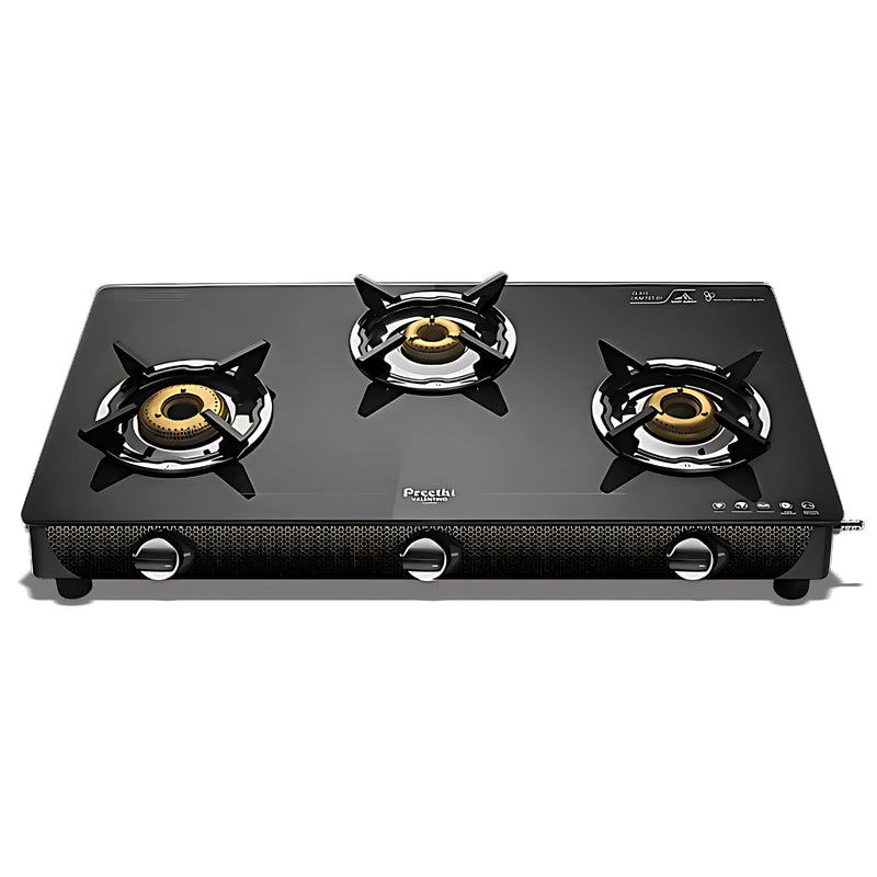 Preethi GTS 121 Valentino Carbon 3 B MS Gas Stove – Black