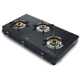 Preethi GTS 121 Valentino Carbon 3 B MS Gas Stove – Black