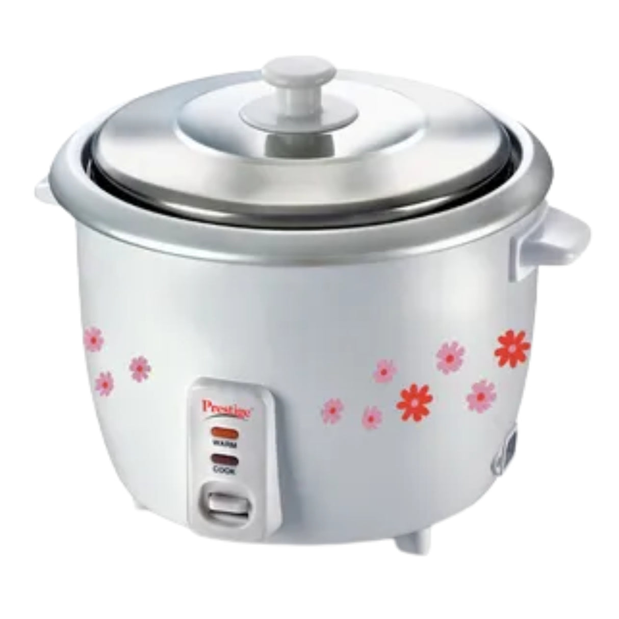 Prestige PRWO 41270 Electric Rice Cooker 1.8 L - White with Red