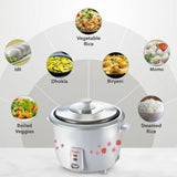 Prestige PRWO 41270 Electric Rice Cooker 1.8 L - White with Red