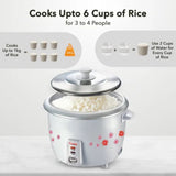 Prestige PRWO 41270 Electric Rice Cooker 1.8 L - White with Red