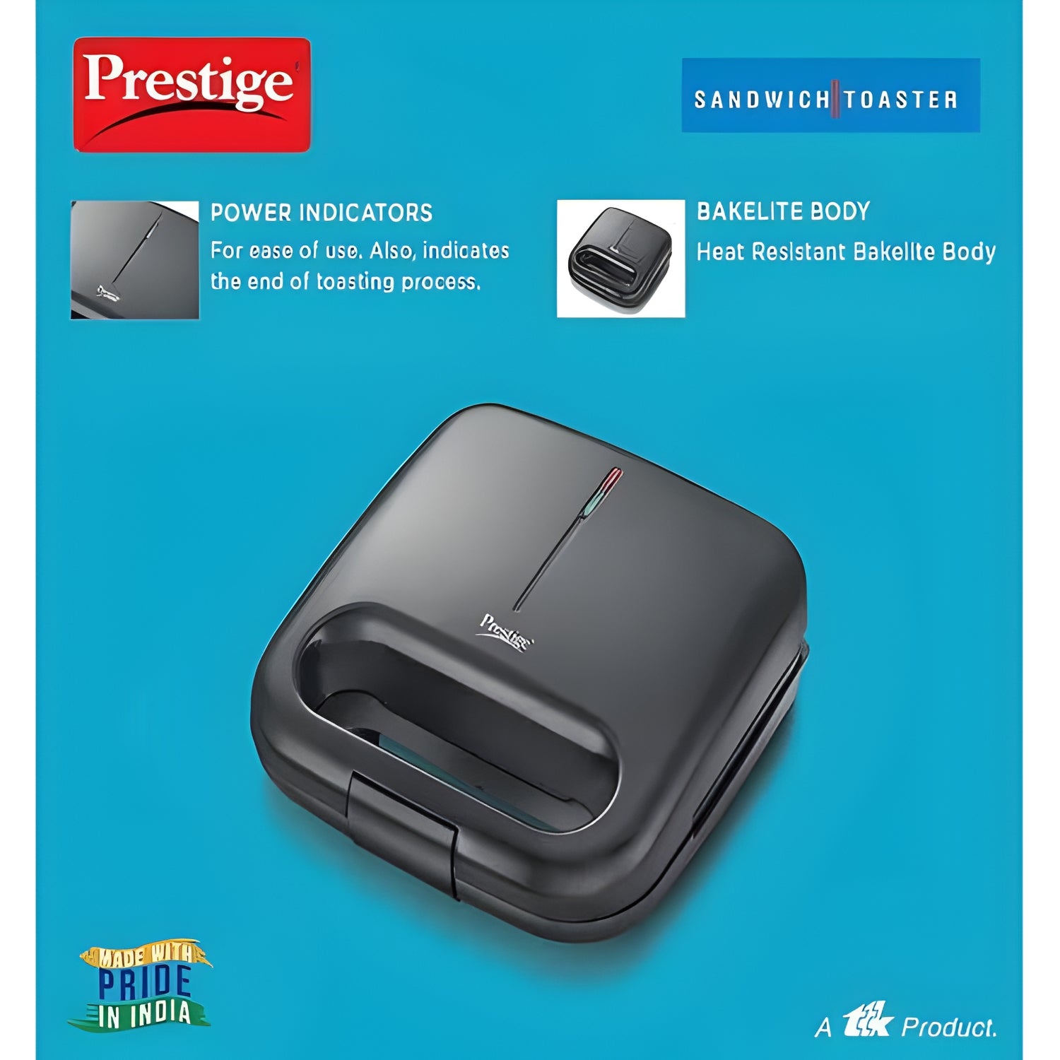 PRESTIGE PSDP 01 42267 2-Slice 750 W Deep Plate Sandwich Maker – Black_4