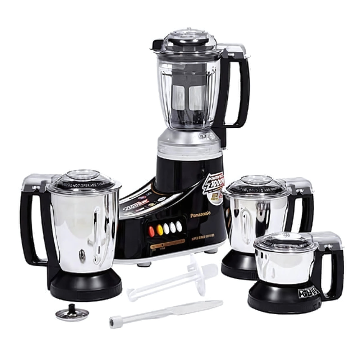 Panasonic MX-AC460 4 Jars Samurai Edge Blades 550W Mixer Grinder – Black