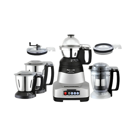 Panasonic AE475 Mixer Grinder with 4 Jars 750 Watts - Silver_Front View