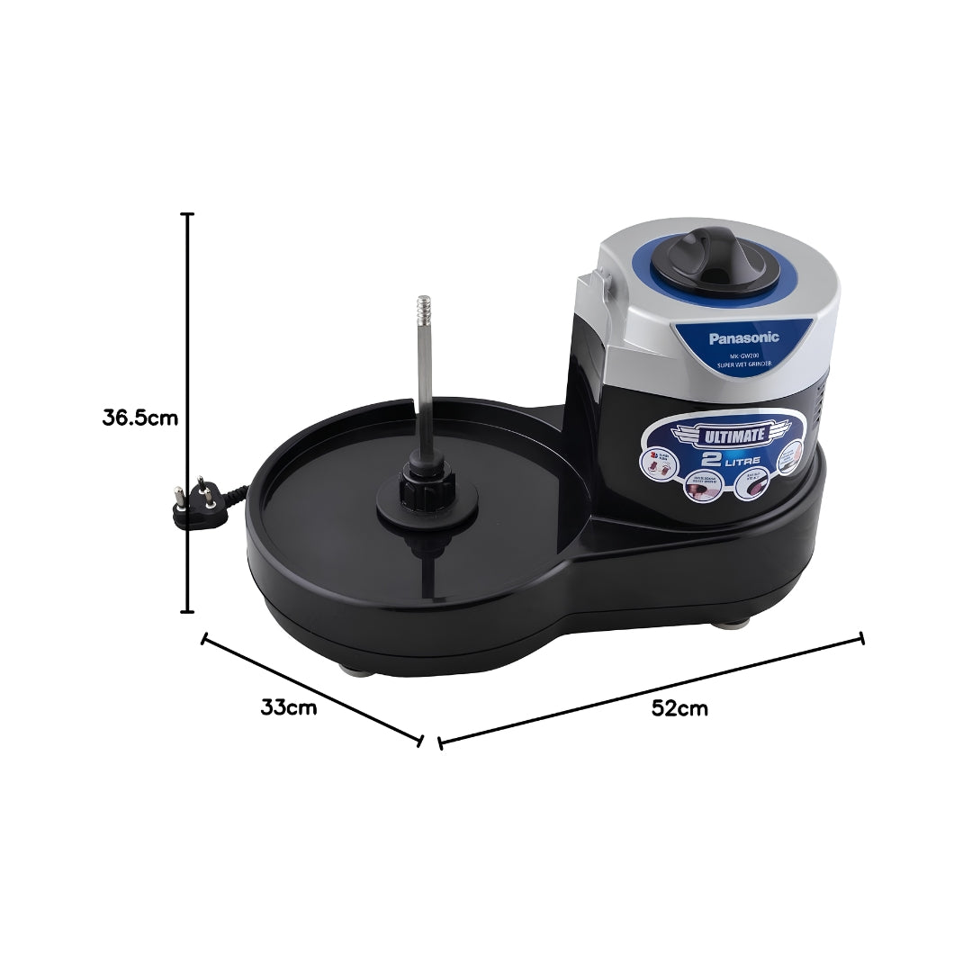 Panasonic MK-GW200 Wet Grinder 2 L - Black_7