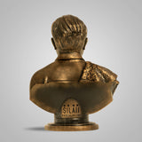 Perasiriyar Anbazhagan Bust  8 In Sculpture - Antique Bronze