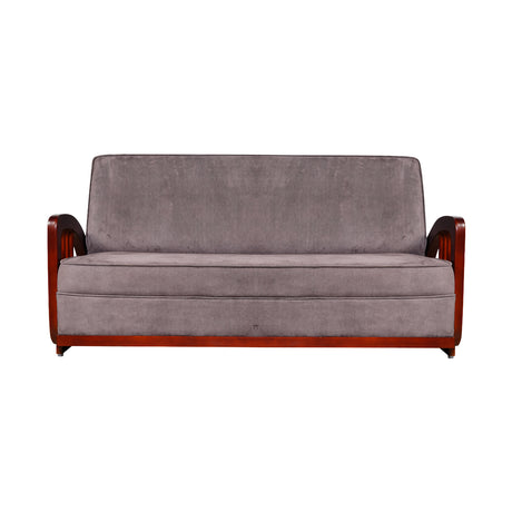 Peru Wooden Sofa 3-Seater - Teak Finish_2
