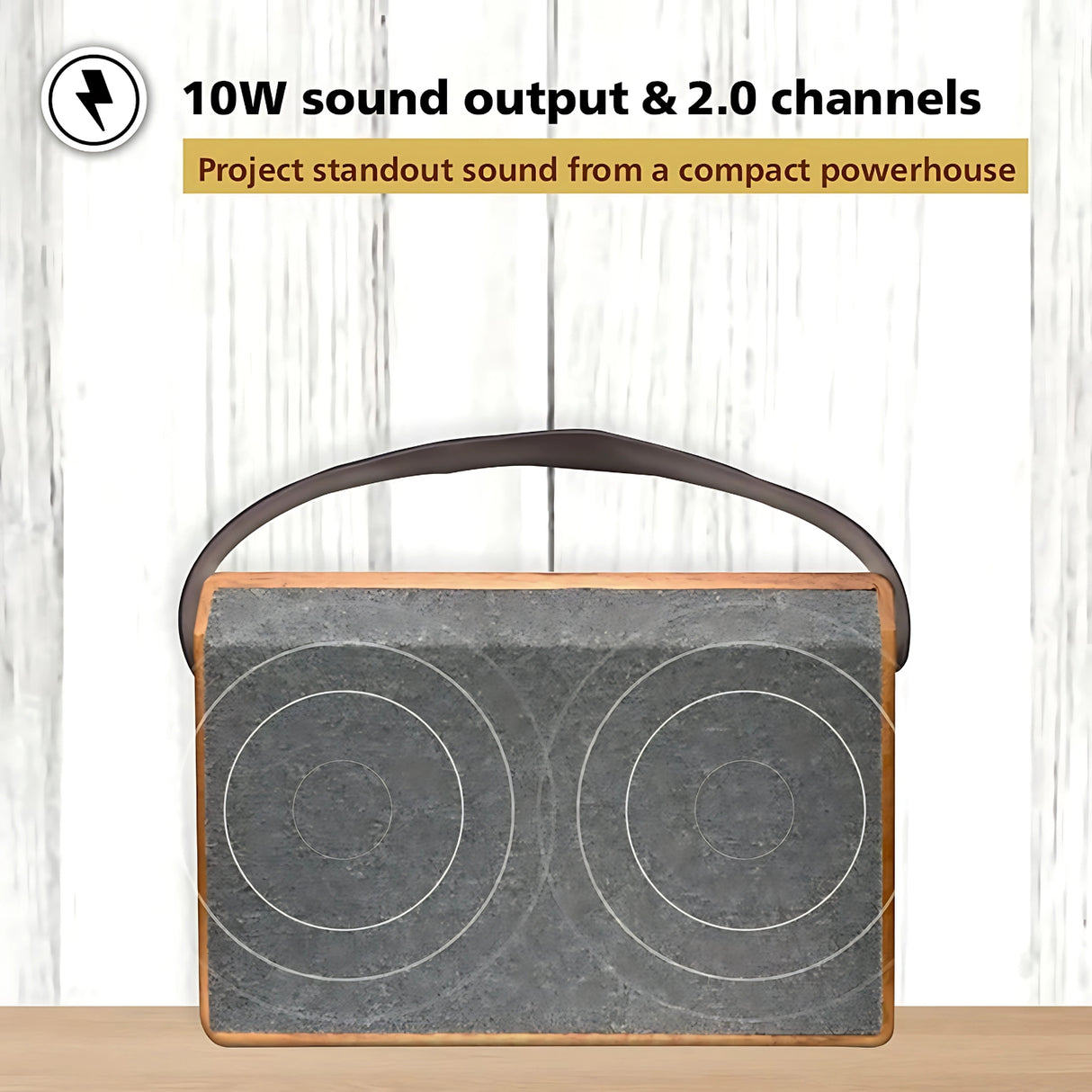 Philips TAS2218/94 Bluetooth Speaker 10W - Brown