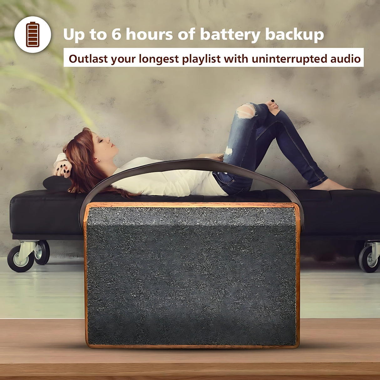 Philips TAS2218/94 Bluetooth Speaker 10W - Brown