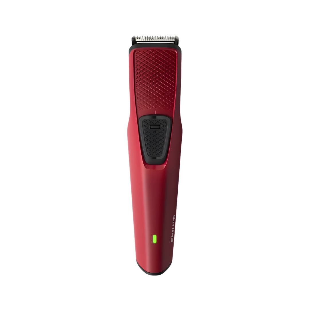 Philips BT1235 Beard Trimmer - Red_Front View