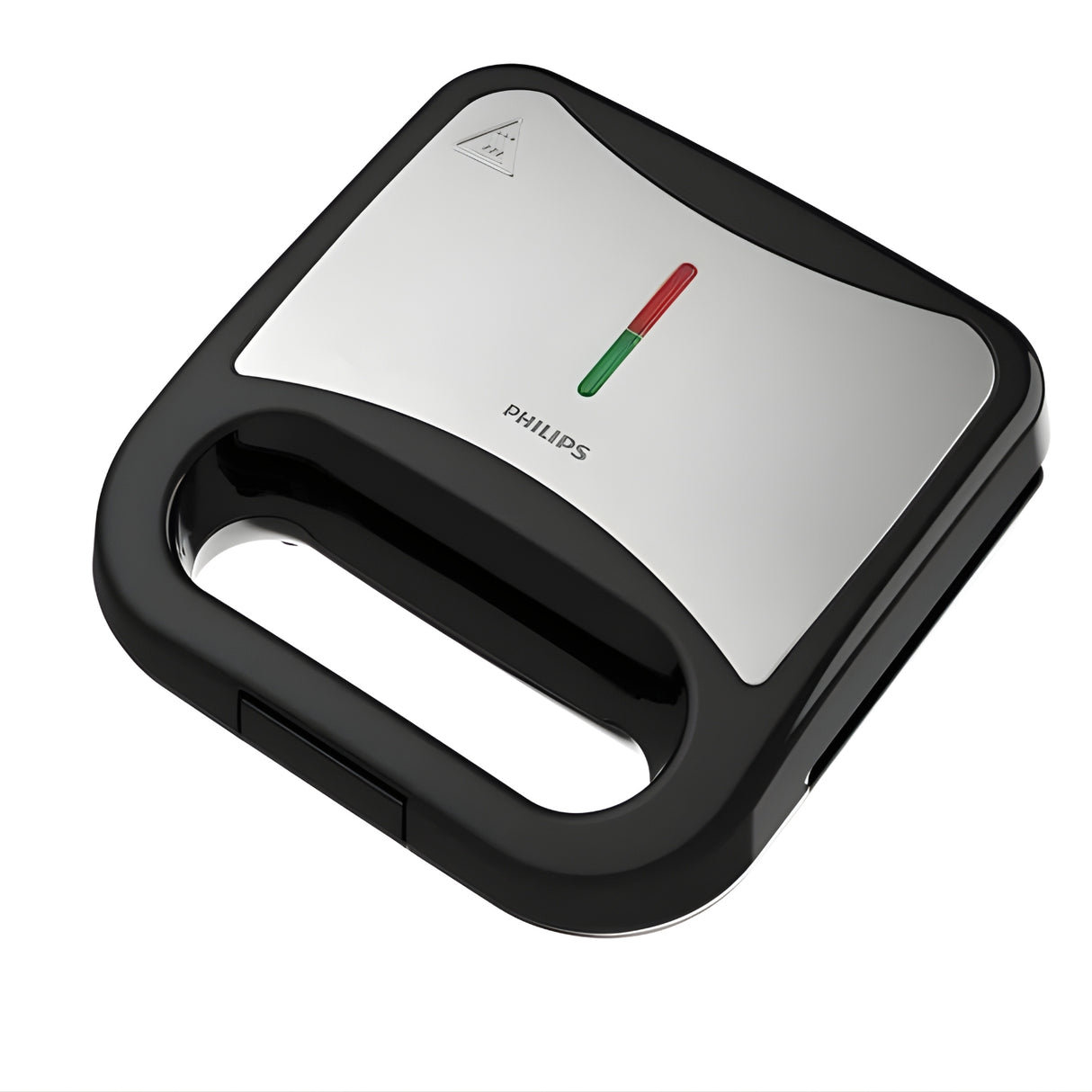 Philips HD1000/00 2‑Slices 800 W Sandwich Maker – Black with Metallic Finish_1