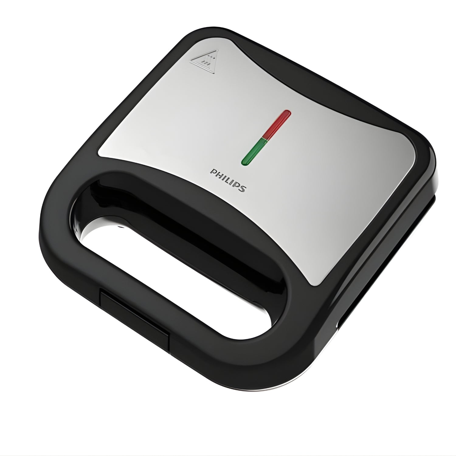 Philips HD1000/00 2‑Slices 800 W Sandwich Maker – Black with Metallic Finish_1