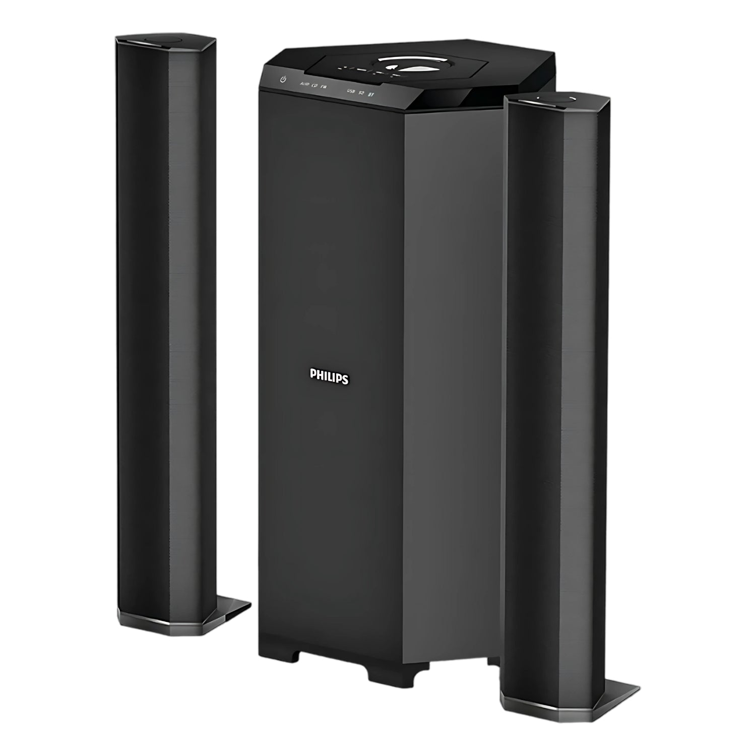 Philips MMS8085B 94 2.1 Channel Multimedia Speaker 80W - Black_2