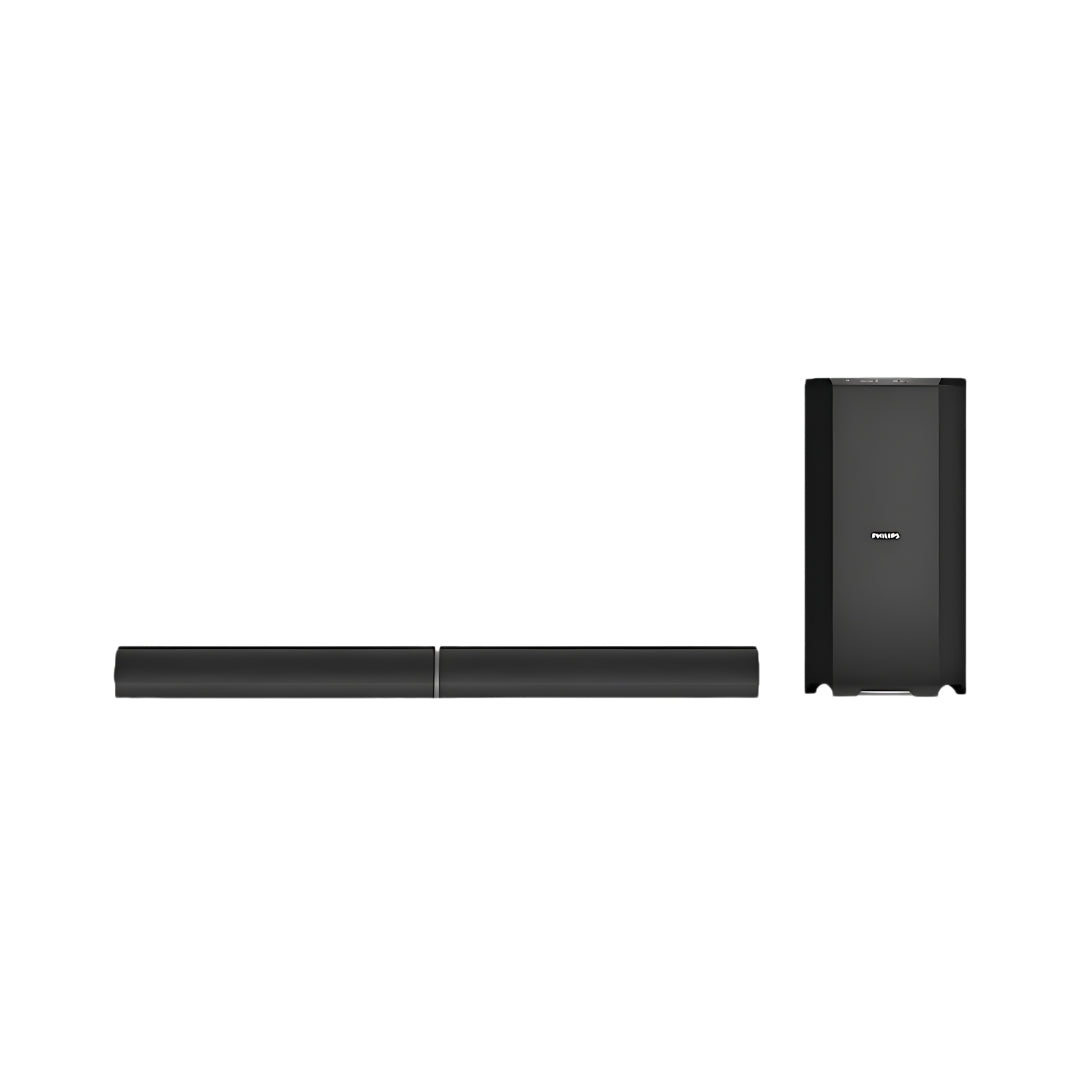Philips MMS8085B 94 2.1 Channel Multimedia Speaker 80W - Black_FrontView