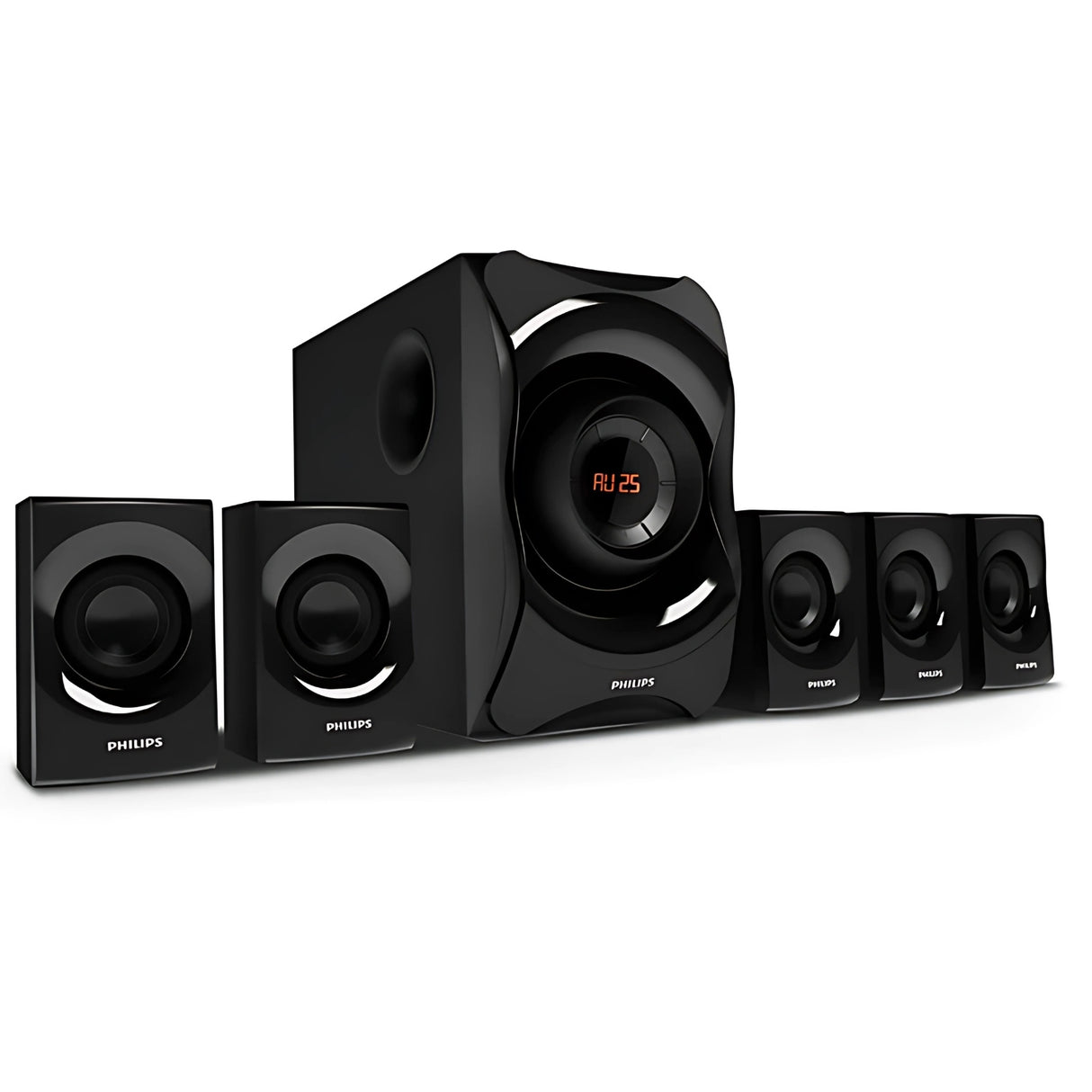 Philips SPA8000B 94 5.1 Channel Speaker 120W - Black_2