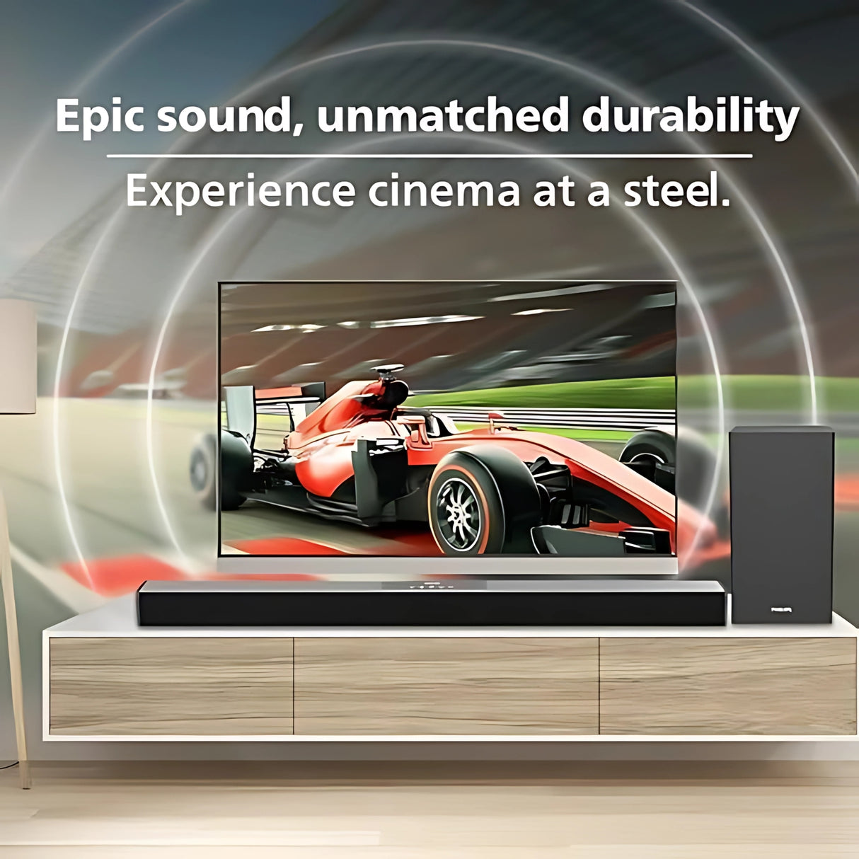 Philips TAB4228 94 2.1 Soundbar 160W - Black_3