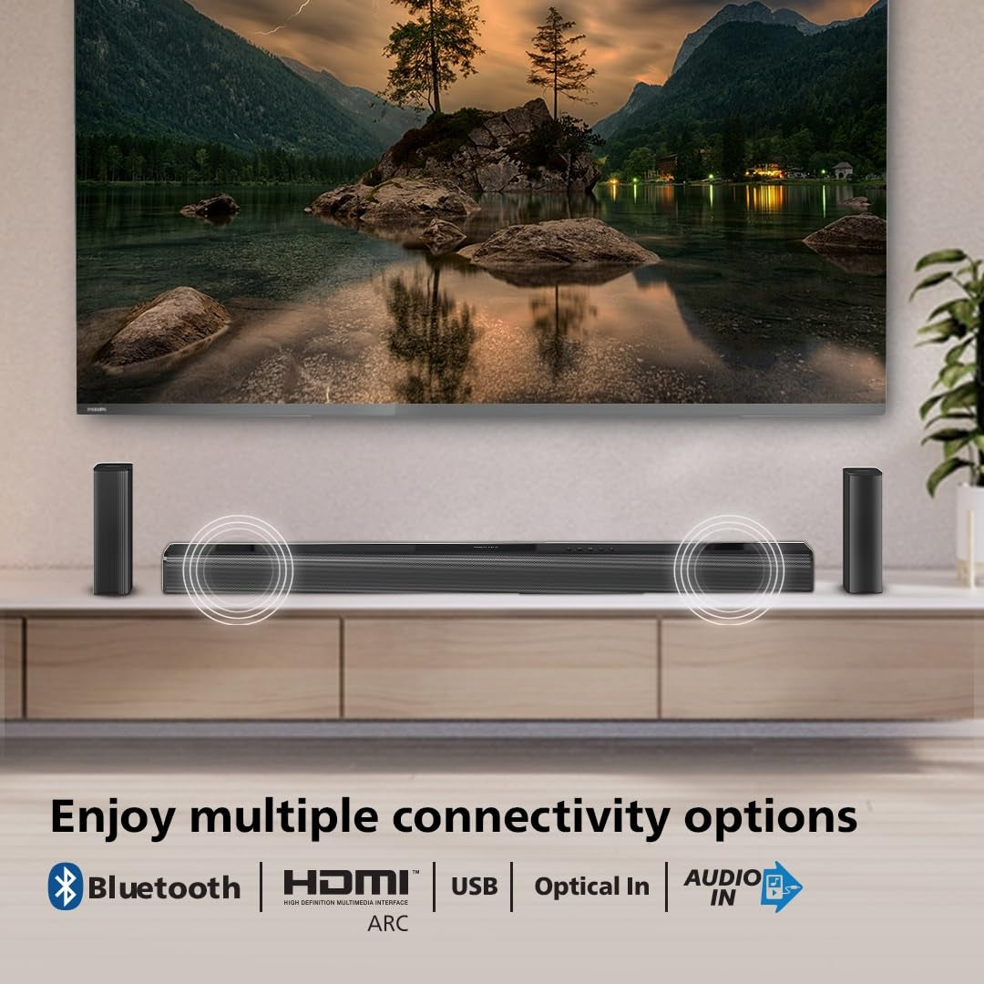 Philips TAB4518 Soundbar with 5.1 Channel 240 W - Black_Features View 3