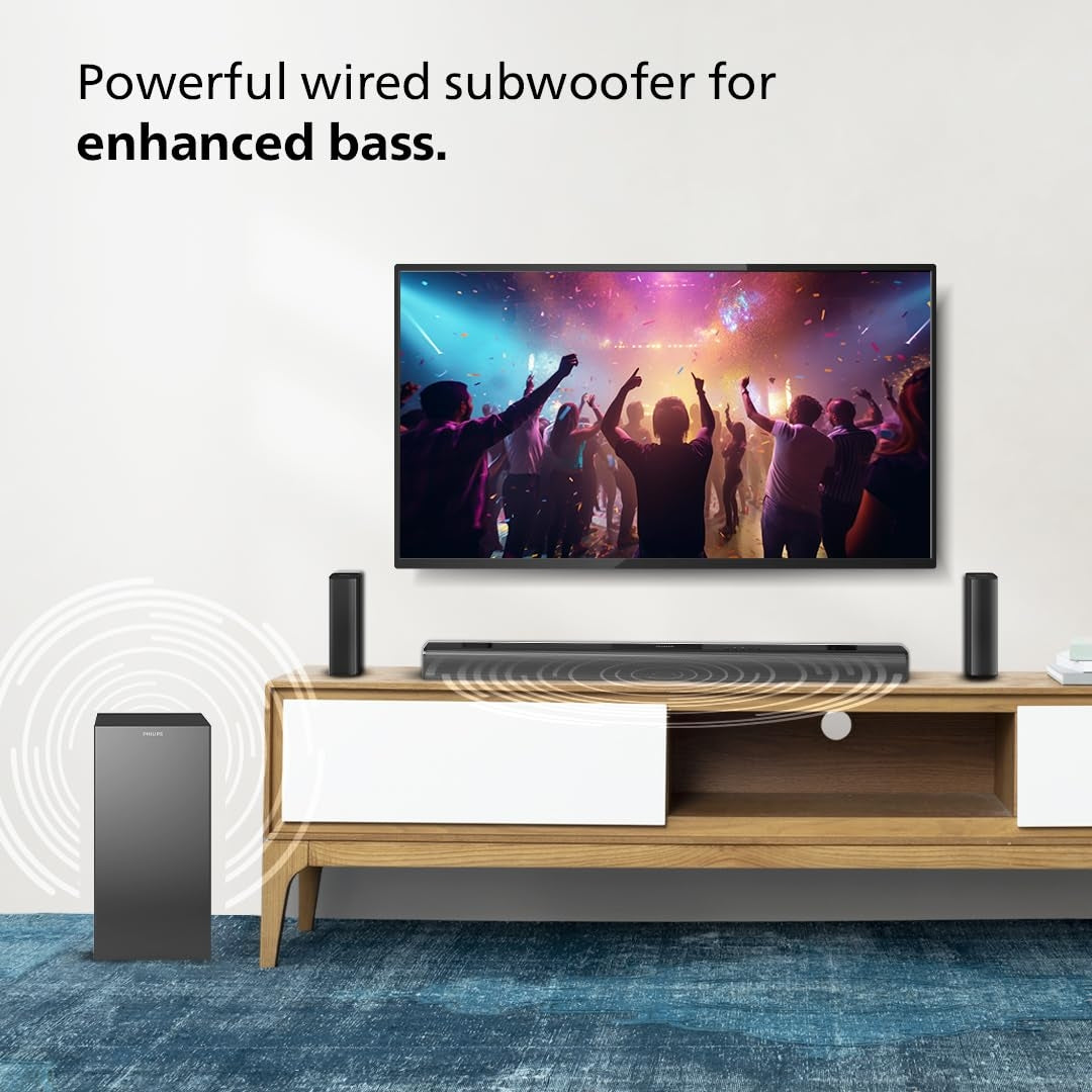 Philips TAB4518 Soundbar with 5.1 Channel 240 W - Black_Features View 4