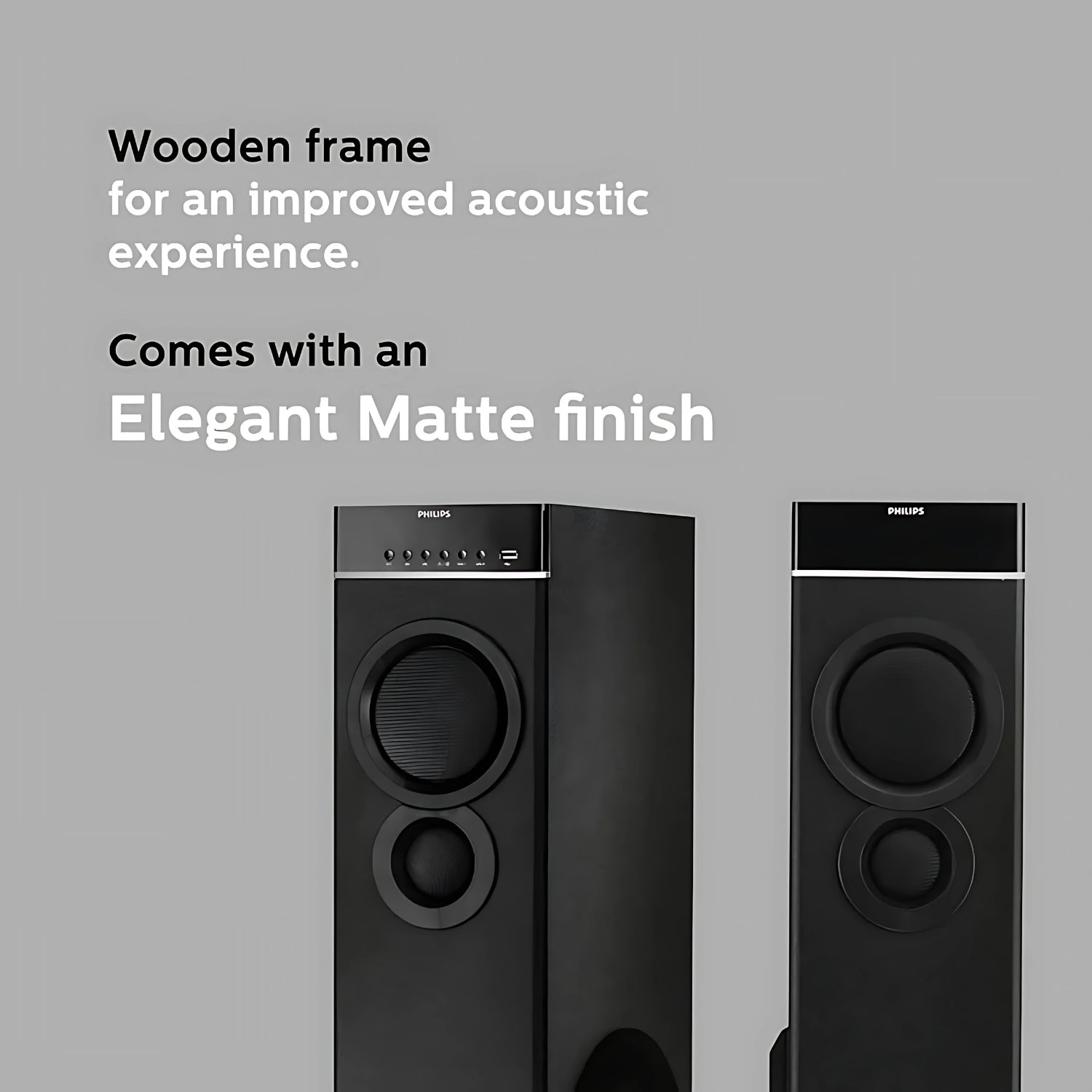 Philips Tower Speaker 2.0 SPA9080B/94 80W - Black_9