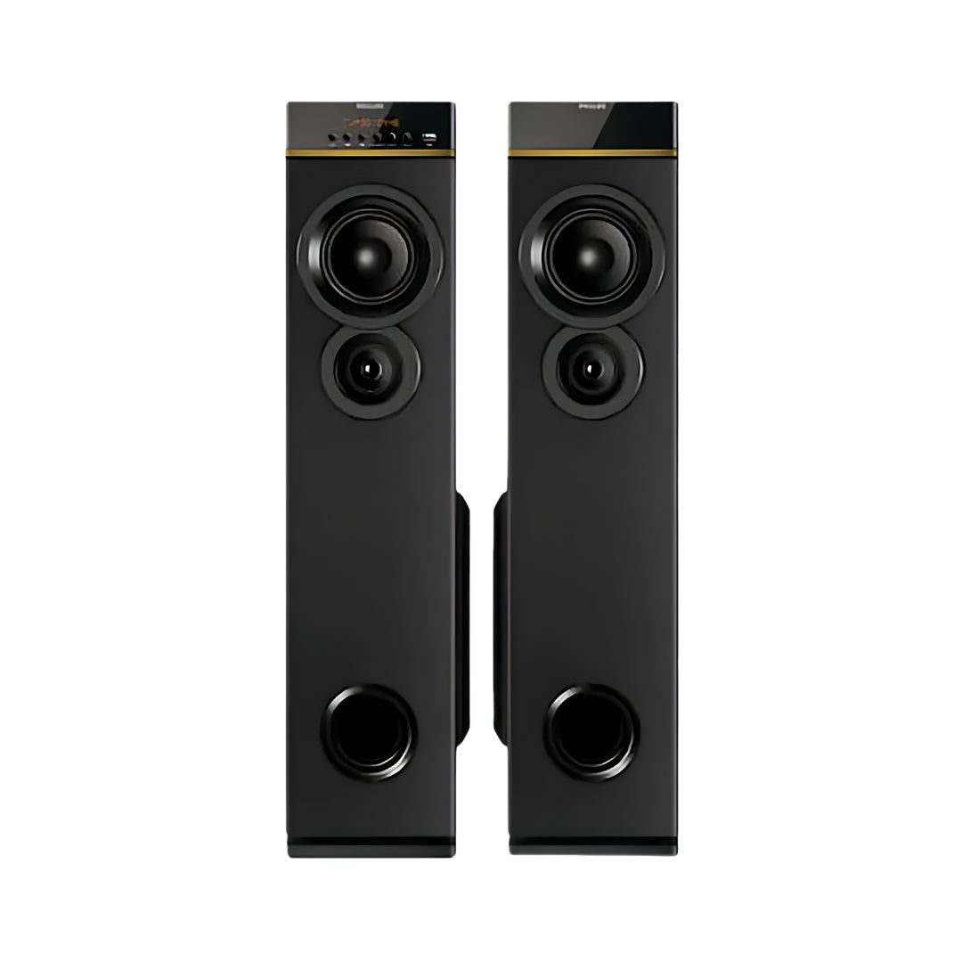 Philips Tower Speaker 2.0 SPA9080B/94 80W - Black_FrontView