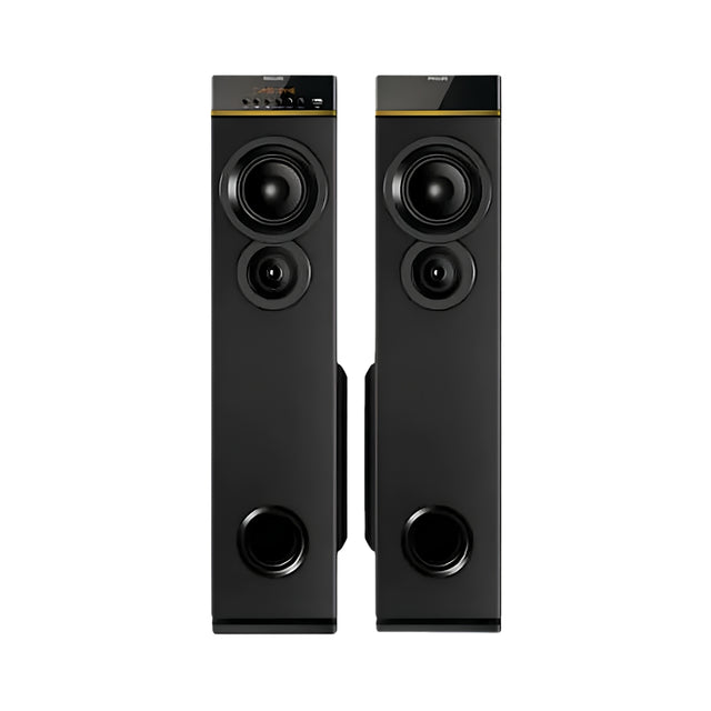 Philips Tower Speaker 2.0 SPA9080B/94 80W - Black_FrontView