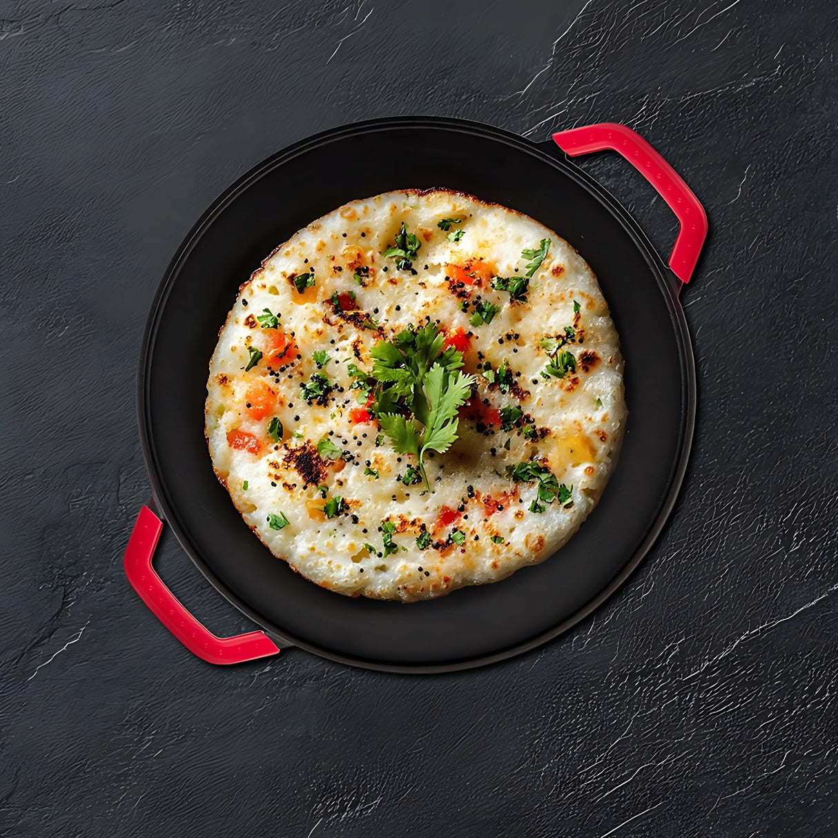 Pigeon Cast Iron Dosa Tawa 30 cm – Black