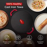 Pigeon Cast Iron Dosa Tawa 30 cm – Black