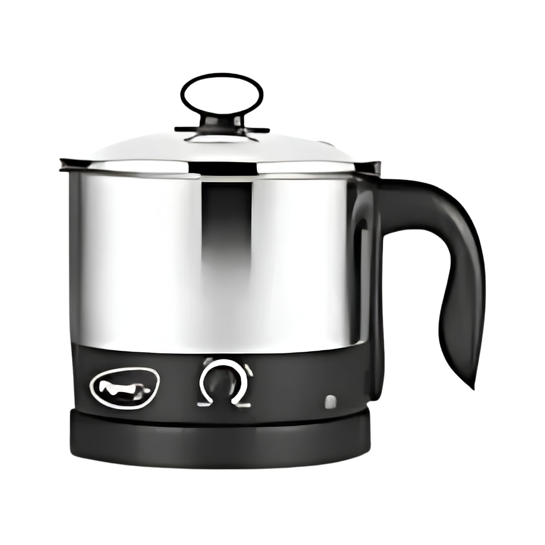 Pigeon 14432 Multipurpose Kettle 1.2 L – Black and Silver_Front View