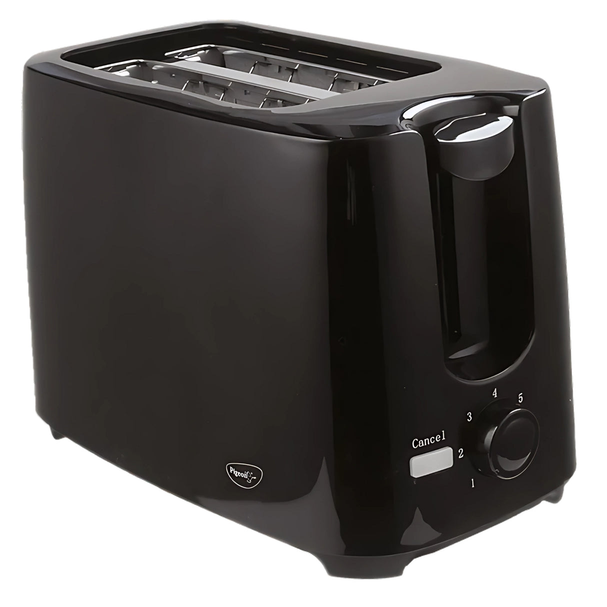 Pigeon 750 W 2 Slices 6-Level Browning Control Pop-Up Toaster - Black