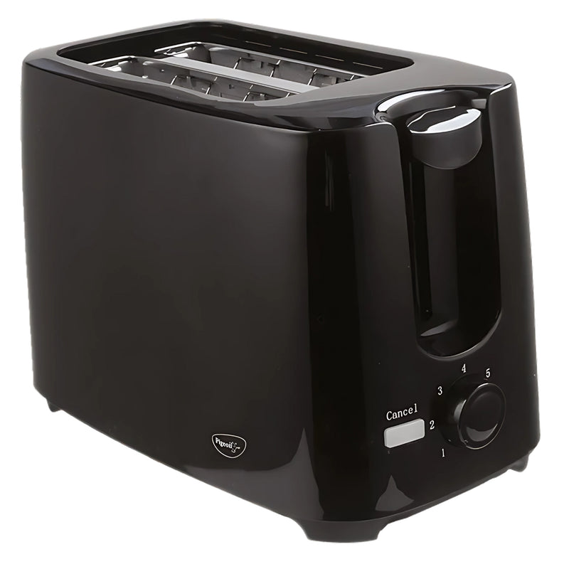 Pigeon 750 W 2 Slices 6-Level Browning Control Pop-Up Toaster - Black