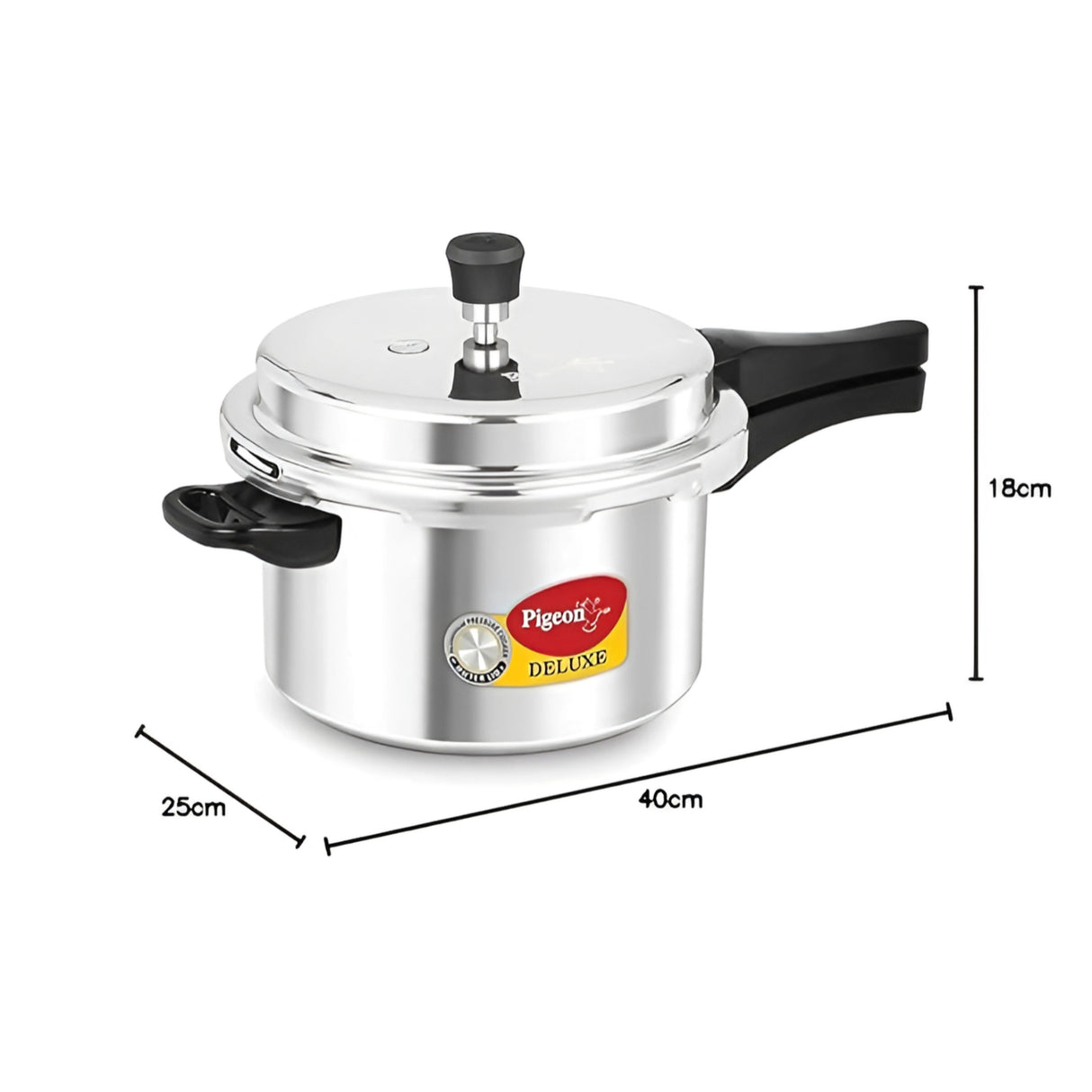 Pigeon Deluxe Aluminium Pressure Cooker 5L