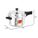 Pigeon Deluxe Aluminium Pressure Cooker 5L