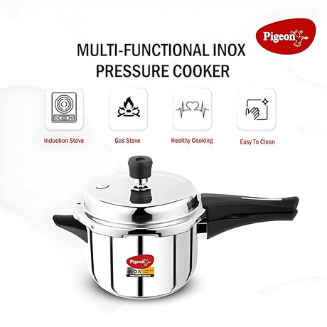 Pigeon Inox SS Pressure Cooker 2 L