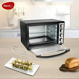 Pigeon Oven Toaster 40L (Model 15593), Rotisserie feature, sleek black design – perfect for grilling, baking & toasting.