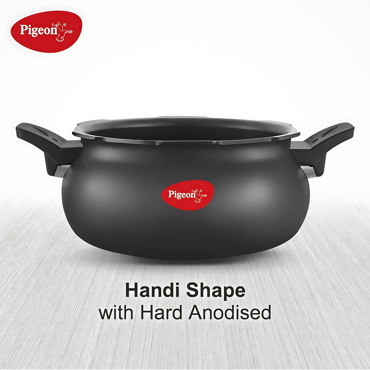 Pigeon Super Hard Anodized Pressure Cooker 5L - Black