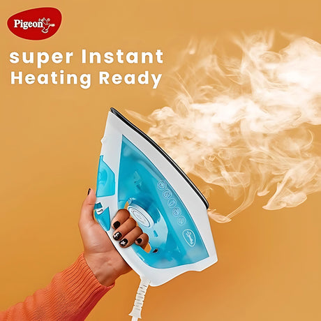 Pigeon Amaze Plus 16232 Steam Iron  1600 Watts - Blue with White_1