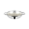 Pigeon Cerrasteel Stainless Steel Clad Ceramic Kadai 240 mm_Front View