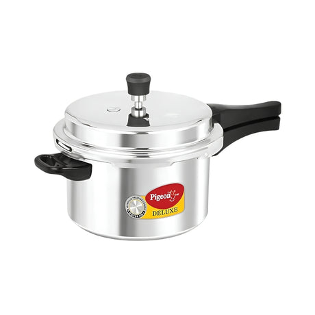 Pigeon Deluxe Aluminium Pressure Cooker 5 L_Front View