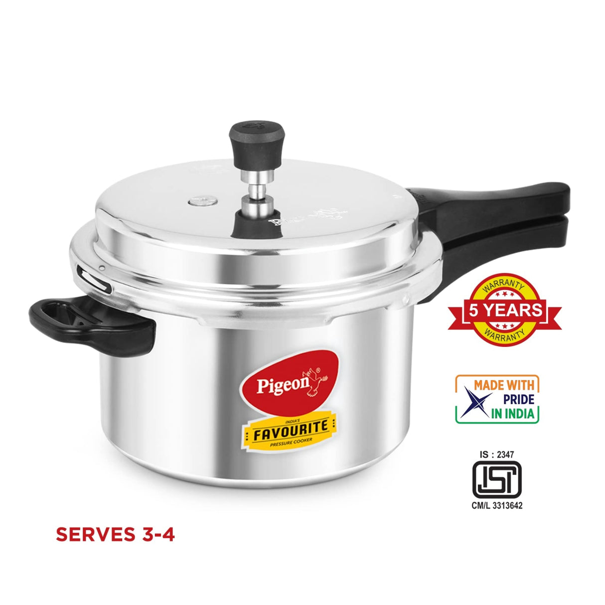 Pigeon Favourite Pressure Cooker 5 L_2