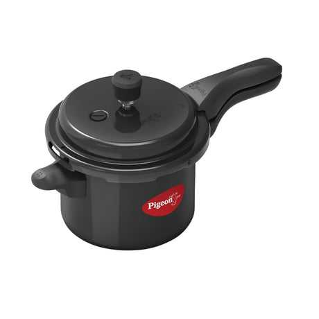 Pigeon Hard Anodised Titanium Pressure Cooker 3 L - Black_Front View