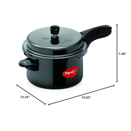 Pigeon Hard Anodised Titanium Pressure Cooker 5 L - Black_2