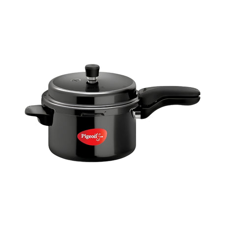 Pigeon Hard Anodised Titanium Pressure Cooker 5 L - Black_Front View