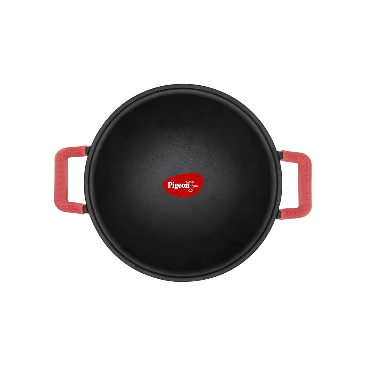 Pigeon Imperi Cast Iron Appachatty 220 mm with SS Lid - Black_2